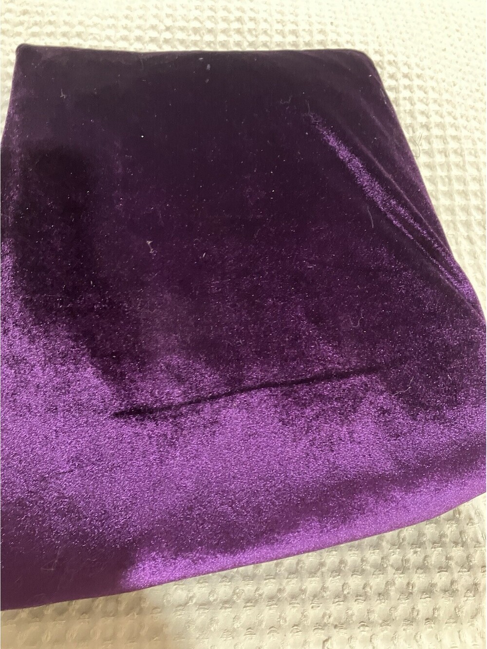 Soft Stretch Purple (Violet) Velvet Fabric For Sewing 68x138in New